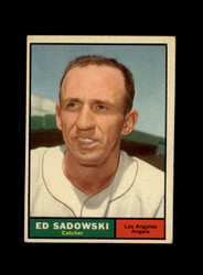 1961 ED SADOWSKI TOPPS #163 ANGELS *G1627