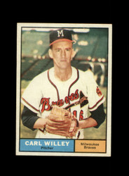 1961 CARL WILLEY TOPPS #105 BRAVES *G1640