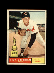 1961 DICK STIGMAN TOPPS #77 INDIANS *G1648