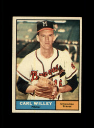 1961 CARL WILLEY TOPPS #105 BRAVES *G1664