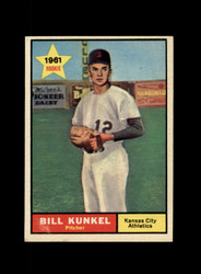 1961 BILL KUNKEL TOPPS #322 ATHLETICS *G1673