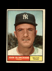 1961 JOHN BLANCHARD TOPPS #104 YANKEES *G1699