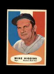 1961 MIKE HIGGINS TOPPS #221 RED SOX *G1703