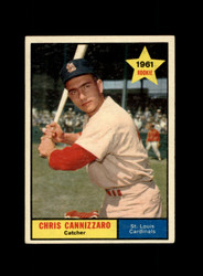 1961 CHRIS CANNIZZARO TOPPS #118 CARDINALS *G1716