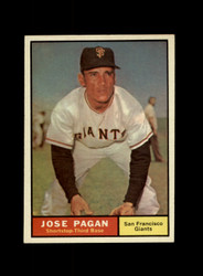 1961 JOSE PAGAN TOPPS #279 GIANTS *G1750