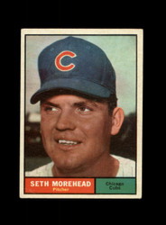 1961 SETH MOREHEAD TOPPS #107 CUBS *G1751