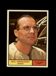 1961 FAYE THRONEBERRY TOPPS #282 ANGELS *G1781