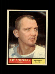 1961 RAY SEMPROCH TOPPS #174 SENATORS *G1799