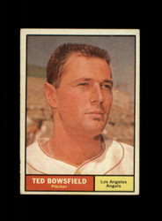 1961 TED BOWSFIELD TOPPS #216 ANGELS *G1813