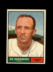 1961 ED SADOWSKI TOPPS #163 ANGELS *G1845
