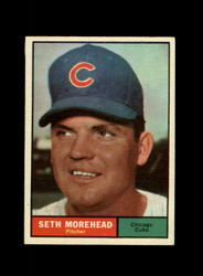 1961 SETH MOREHEAD TOPPS #107 CUBS *G1849