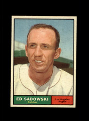 1961 ED SADOWSKI TOPPS #163 ANGELS *G1875