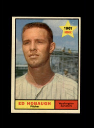 1961 ED HOBAUGH TOPPS #129 SENATORS *G1880