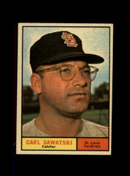 1961 CARL SAWATSKI TOPPS #198 CARDINALS *G3727