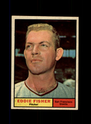 1961 EDDIE FISHER TOPPS #366 GIANTS *G3873