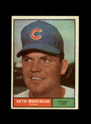 1961 SETH MOREHEAD TOPPS #107 CUBS *G4916