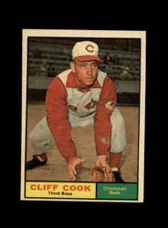 1961 CLIFF COOK TOPPS #399 REDS *G5735