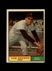 1961 TOM BREWER TOPPS #434 RED SOX *G5834