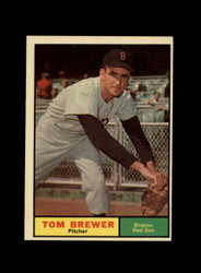 1961 TOM BREWER TOPPS #434 RED SOX *G6491