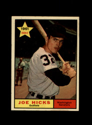 1961 JOE HICKS TOPPS #386 SENATORS *G6736
