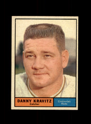 1961 DANNY KRAVITZ TOPPS #166 REDS *G8466