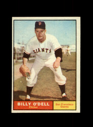 1961 BILLY O'DELL TOPPS #96 GIANTS *G8574