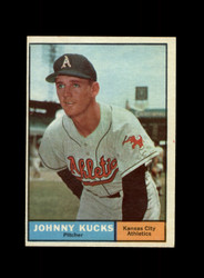 1961 JOHNNY KUCKS TOPPS #94 ATHLETICS *G8719