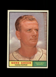 1961 GENE GREEN TOPPS #206 SENATORS *R1299