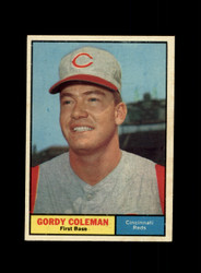 1961 GORDY COLEMAN TOPPS #194 REDS *R1556