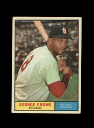 1961 GEORGE CROWE TOPPS #52 CARDINALS *R3142