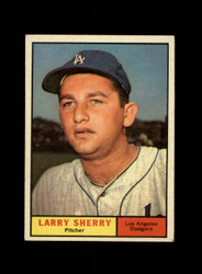 1961 LARRY SHERRY TOPPS #412 DODGERS *R3393