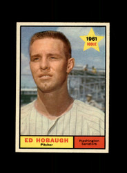 1961 ED HOBAUGH TOPPS #129 SENATORS *R3249