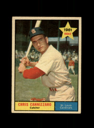 1961 CHRIS CANNIZZARO TOPPS #118 CARDINALS *R3574