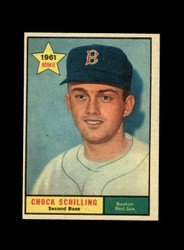 1961 CHUCK SCHILLING TOPPS #499 RED SOX *R4329