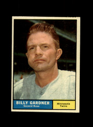 1961 BILLY GARDNER TOPPS #123 TWINS *R4506