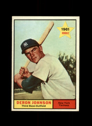 1961 DERON JOHNSON TOPPS #68 YANKEES *R4810