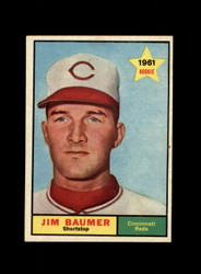 1961 JIM BAUMER TOPPS #292 REDS *0020