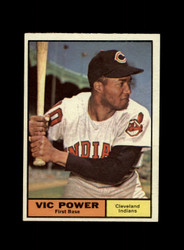 1961 VIC POWER TOPPS #255 INDIANS *0046