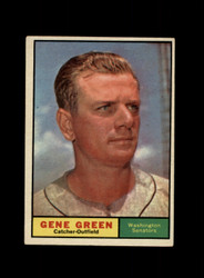 1961 GENE GREEN TOPPS #206 SENATORS *0360