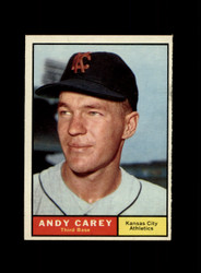 1961 ANDY CAREY TOPPS #518 ATHLETICS *0365