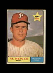 1961 AL NEIGER TOPPS #202 PHILLIES *0459