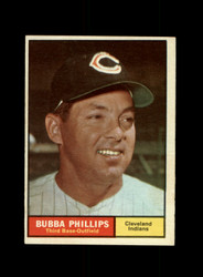 1961 BUBBA PHILLIPS TOPPS #101 INDIANS *0515