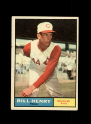 1961 BILL HENRY TOPPS #66 REDS *0520