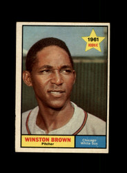 1961 WINSTON BROWN TOPPS #391 WHITE SOX *0533
