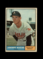 1961 JOHNNY KUCKS TOPPS #94 ATHLETICS *0851