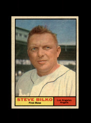 1961 STEVE BILKO TOPPS #184 ANGELS *1045