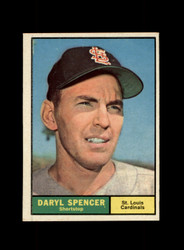 1961 DARYL SPENCER TOPPS #357 CARDINALS *2334
