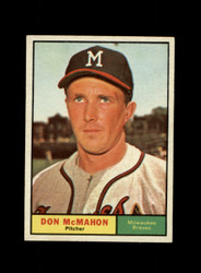 1961 DON MCMAHON TOPPS #278 BRAVES *2895