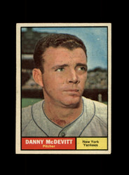 1961 DANNY MCDEVITT TOPPS #349 YANKEES *3121