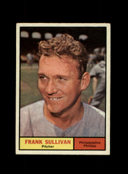 1961 FRANK SULLIVAN TOPPS #281 PHILLIES *3529